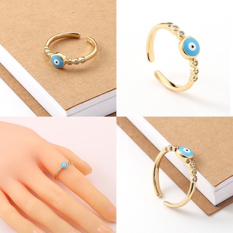 Teufelsauge Öffnungsringe Retro Fingerring Damen Party Schmuck Zubehör Geschenke
