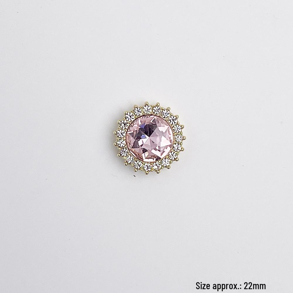 Decor Floare Sabot Aliaj Retro Stras - Catarame DIY High-End