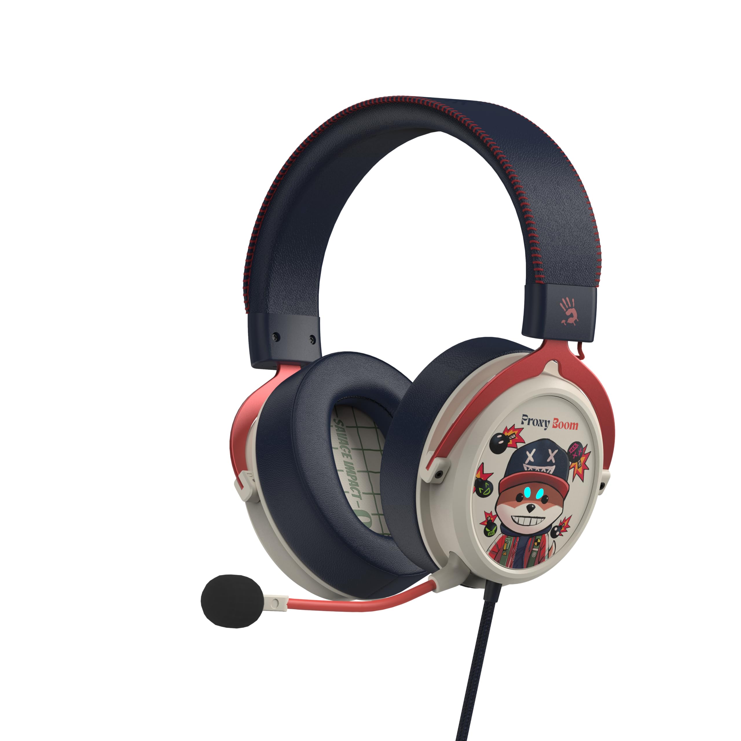 

Bloody M595 HybridCore Gaming Headset Proxy Boom Edition Cmedia HybridCore Noise Cancelling 280g 3D Protein Leather - - CM6646, Precision, Microphone,