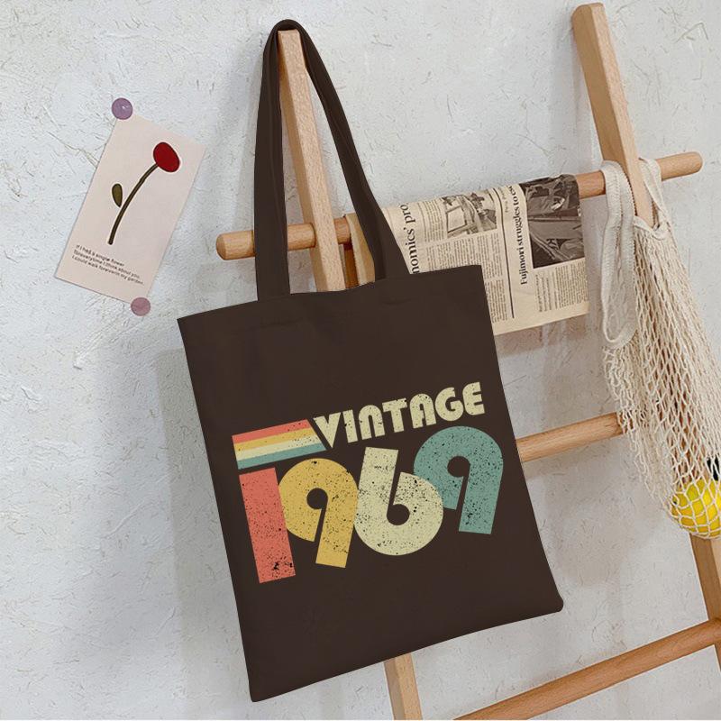 Year Birthday Birthday Print Commute To Work Portable Shoulder Bag Large Capacity Handbag