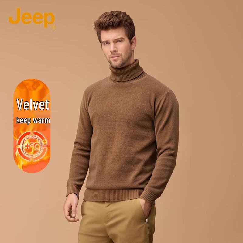 

JEEP Men s Winter Turtleneck Sweater 4XL
