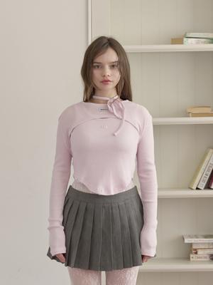 MIERCOLES Mr Sleeveless Top Set [Pink]