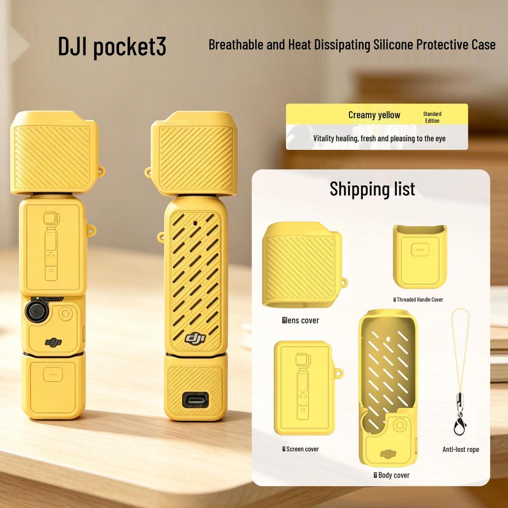 Silikonowe etui ochronne DJI Osmo Pocket 3 na gimbal i obiektyw aparatu