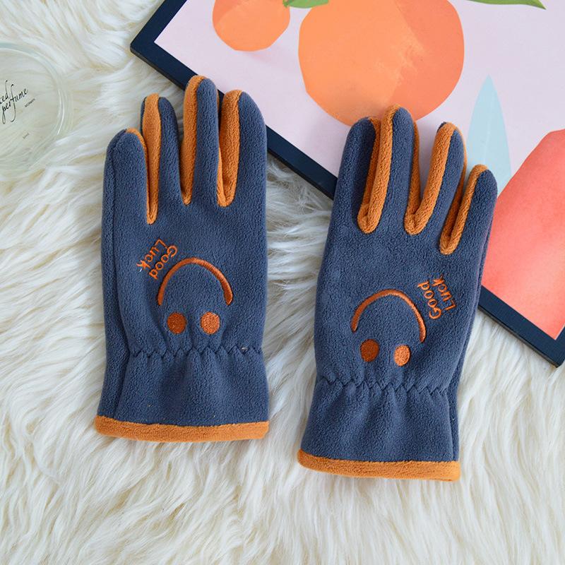 Süße Cartoon Kinder Winter Warme Handschuhe Polarfleece Verdickt Mädchen Jungen Vollfinger Fäustlinge Für Kinder Outdoor-Handschuhe