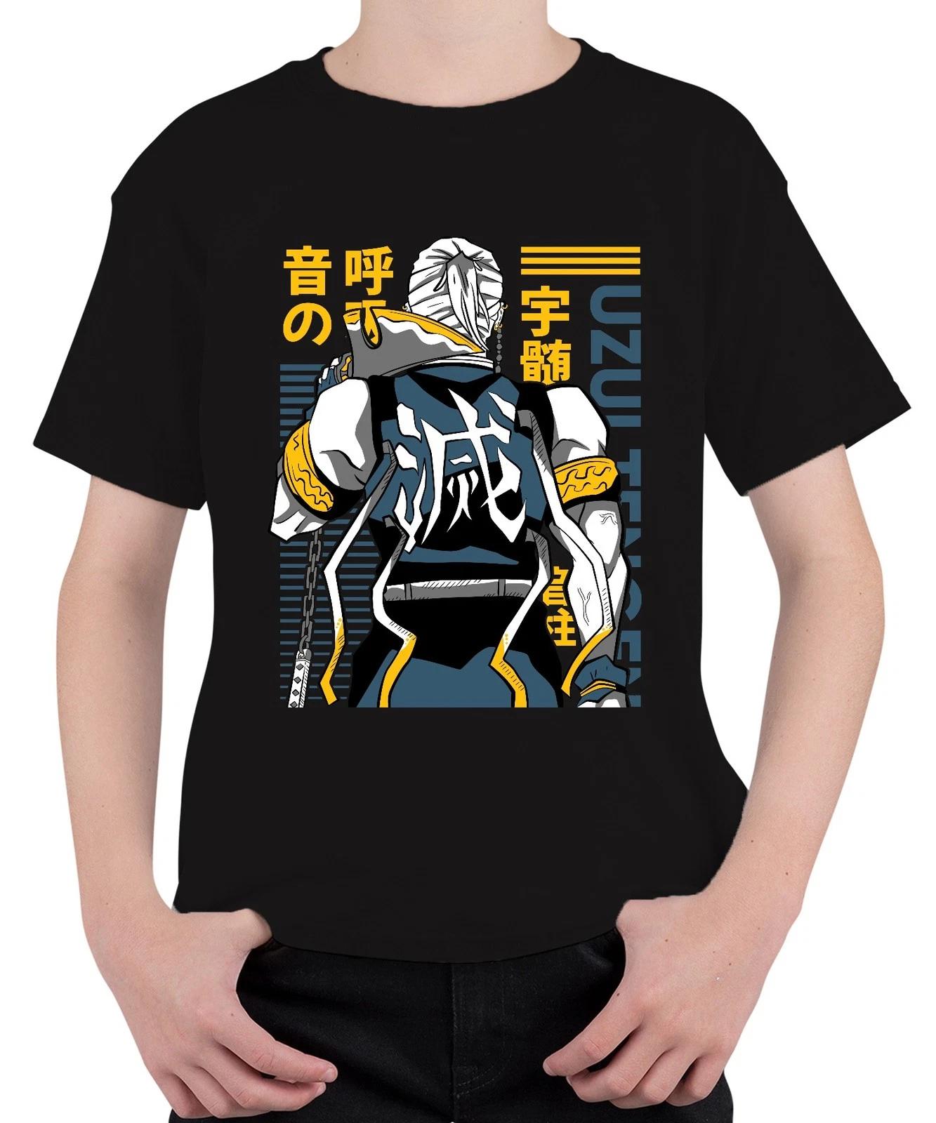 Uzumaki Ninja Rückenfigur Kanji Samurai Manga Geschenk Japan Y2K Streetwear Unis S
