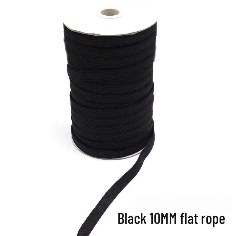 Flat Elastic Scrunchie Band 6-8-10MM DIY Hair Tie Material