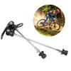 2Pcs Bicycle Wheel Hub Skewers Mountain Bike Road Bike Axle Quick Release Skewer LeverBlack