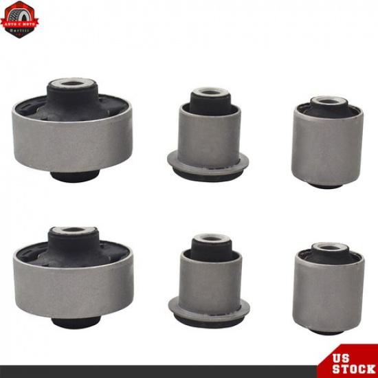6PC For Honda Accord TL TSX Front Lower Control Arm Inner & Outer Bushing Kit