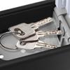 4 Digit Security Key Lock Box Wall Mount Portable Large Capacity Key Storage for Home Office