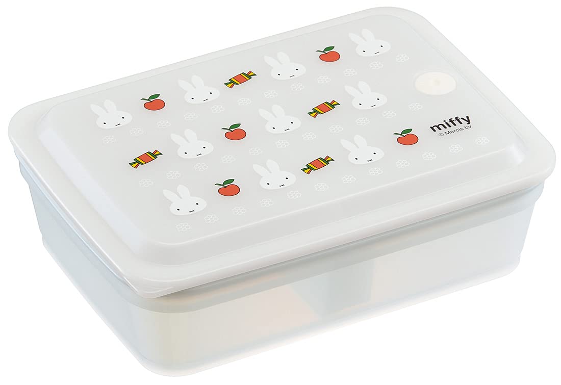 

Skater Bento Box Antibacterial Fluffy Packing Integrated 1 Tier 850ml Miffy Ag+ PAS9AG-A