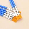 50 Pcs Painting Brushes With Comfortable Grip Pointed Round Flat Paint Brush Drawing Supplies For Artists And Students