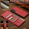 LC.IMEEKE L5 For Samsung Galaxy S25 FE Magnetic Phone Case Leather Back Cover with Detachable Card Holder
