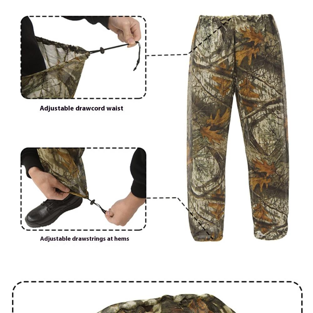 Camouflage Geely Suit Camouflage Adventure Camping Mountaineering Mesh Hooded Mosquito-proof Suit Beekeeping Mosquito-proof Fishing Suit