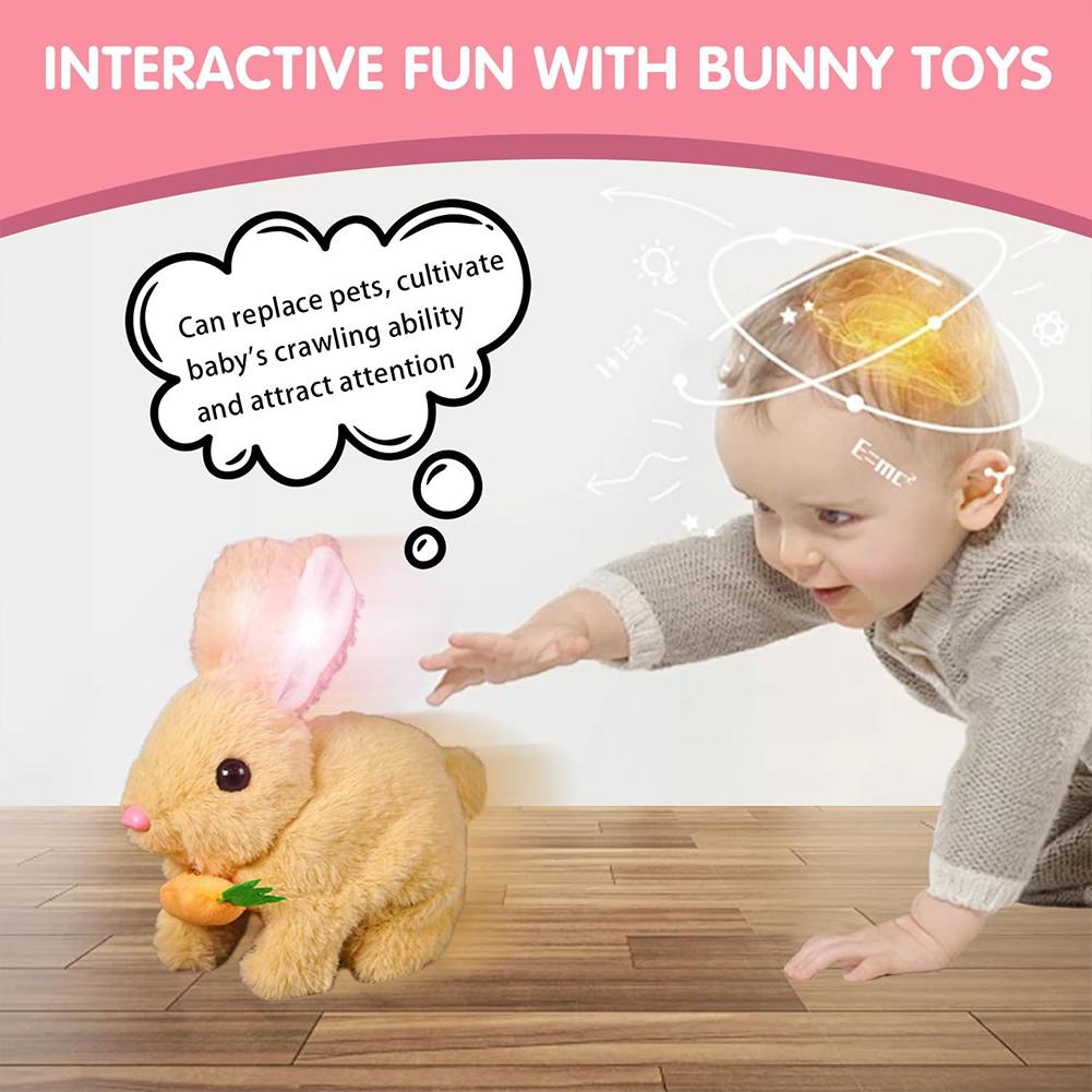 Cartoon Fluffy Rabbit Plush Toy Cute Soft Stuffed Bunny Doll Pendant Plush Rabbit Toy Interactive Bunny Toy Party Decor Supplies