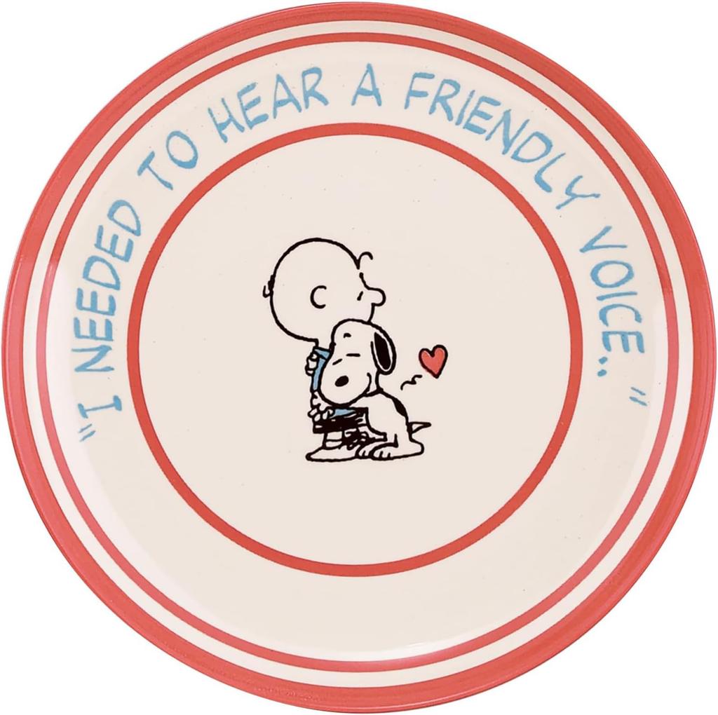 PEANUTS Snoopy Trio Plate Set large serving pasta diameter x 2cm Mino Yamaka Made in Recycled Tableware for SDG Initiatives (3 plates, plates, plates,