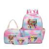 Rhythm zygote student schoolbag children's backpack backpack three-piece set