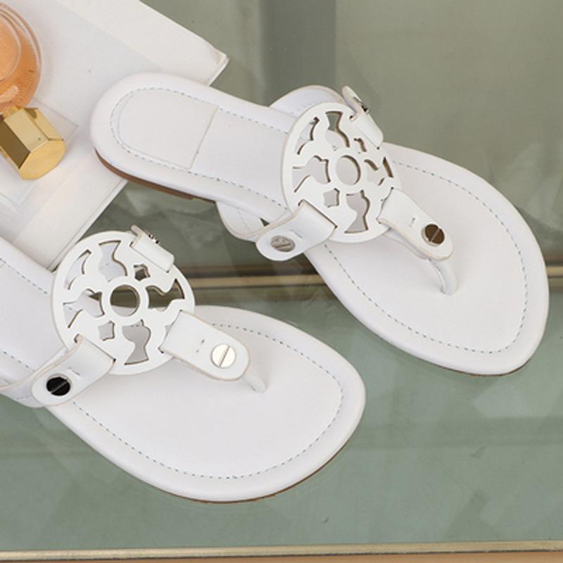 Luxury Desinger Women Shoes Slipper Summer Leather Women 'S Sandal Casual Slides Outdoor Female Flip Flops