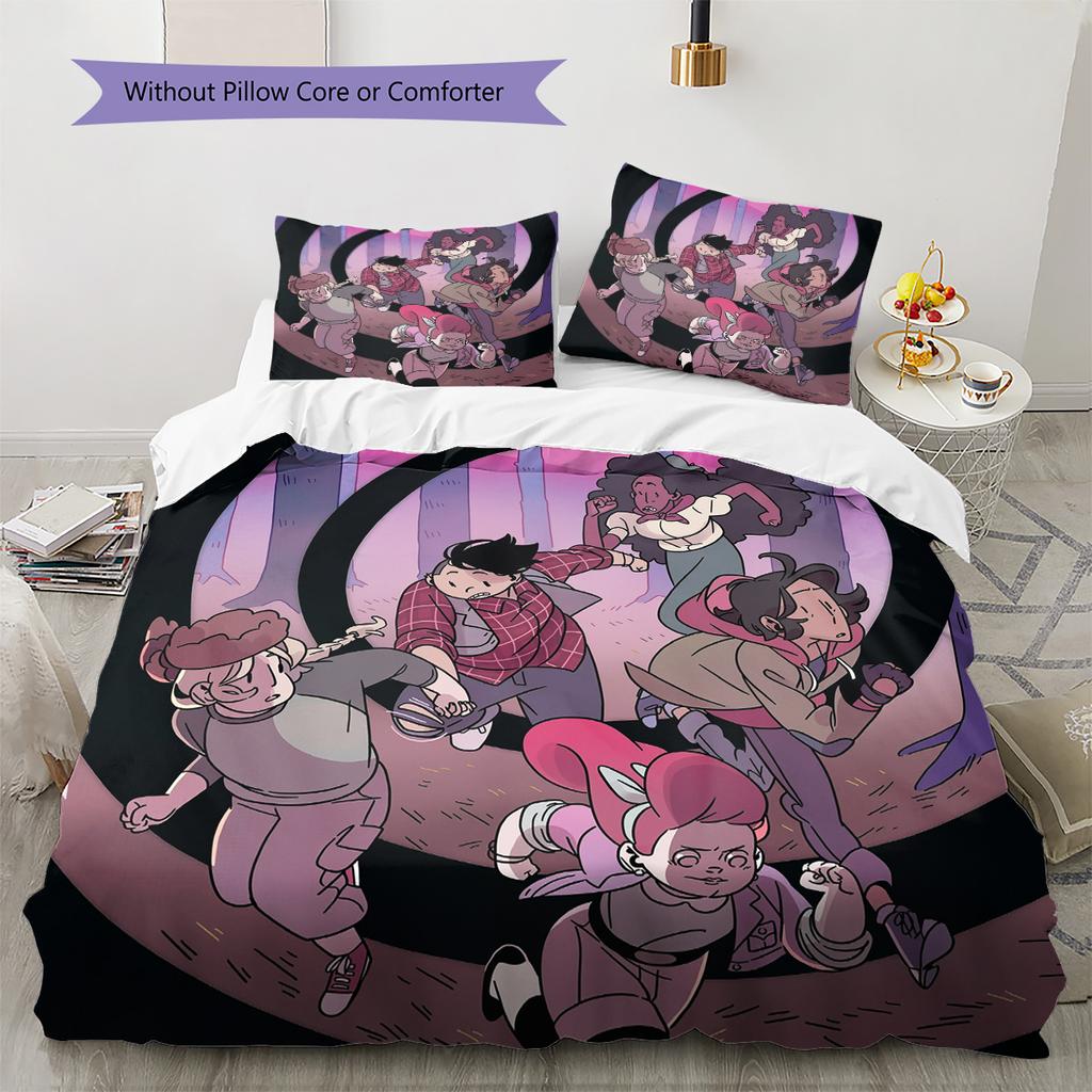 Lumberjack Pattern Bedding Quilt Set Home Decoration Gift (1 * Duvet Cover + 2 * Pillowcase Without Core)