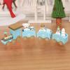 Wooden Christmas Train Decorations Santa Claus/Snowman/Bear Decorations Party