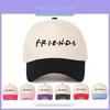 Friends Embroidered Cotton Baseball Cap With Sun Protection For Casual Wear