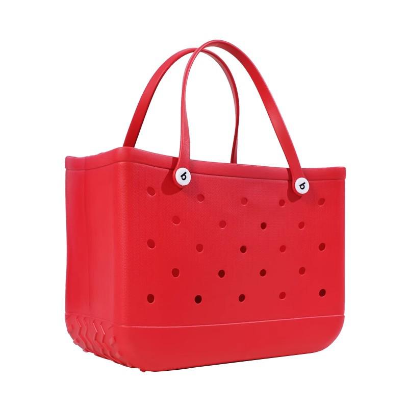 EVA Candy Color Large Capacity Beach Tote Bag