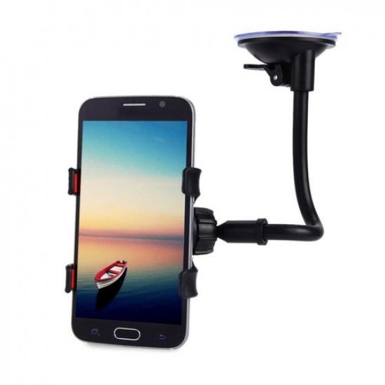 360 Degree Rotation Suction Cup Car Phone Holder Flexible Long Arm Car Phone 1x
