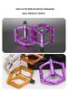 Carbon Guest CNC Colorful Aluminum Bike Pedals with Bearing Axle for Mountain and Off-Road Biking