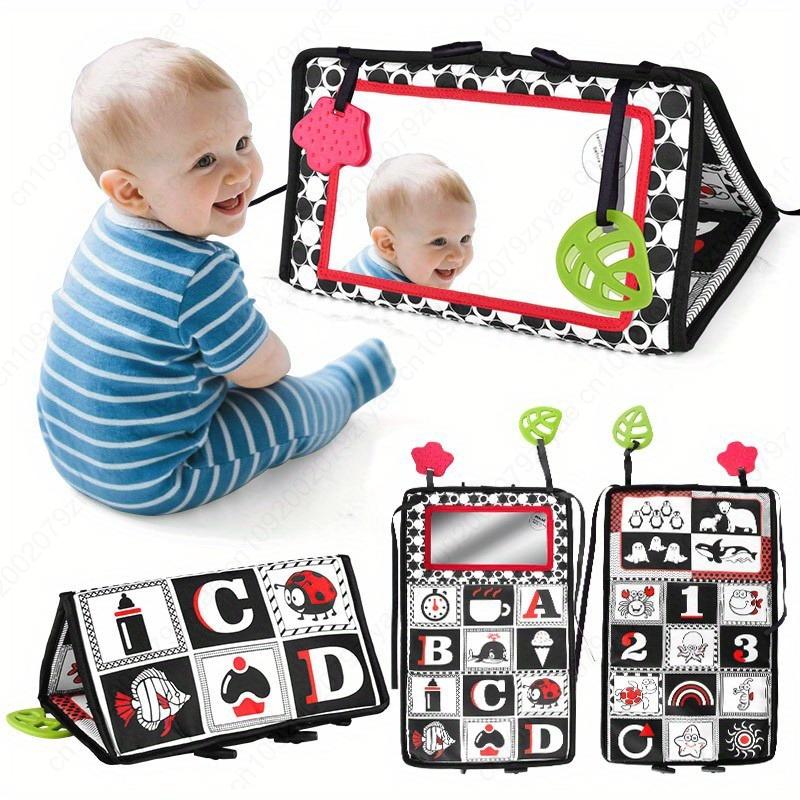 

Non-Toxic Interactive Foldable Mirror Toy For Youngsters Promotes Brain Development & Sensory Skills - Perfect Gift For Holidays