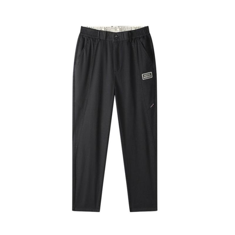 Business Casual Pants Men's Autumn Fashion Trend Splicing Straight Slim Pants