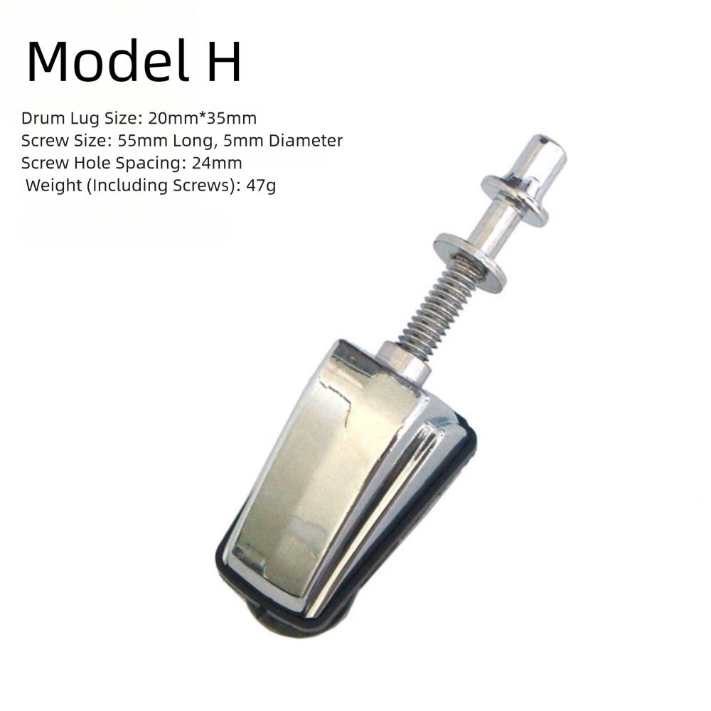 Cover Bracket Drum Lugs Fixing Screws Silver Drum Leg Parts Accessories for drums  Drum Lugs Leg