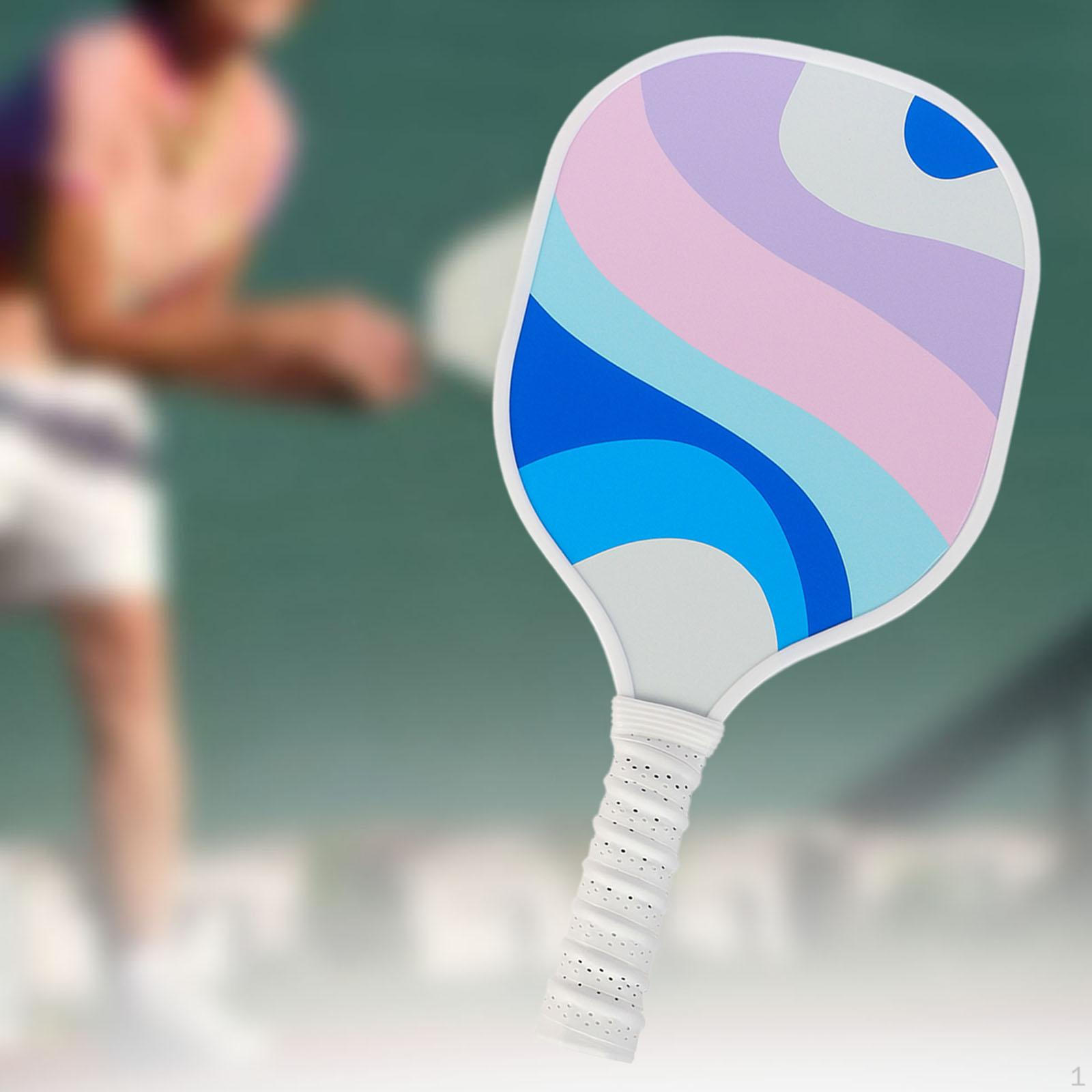

Ракетка Pickleball Paddle, 9-слойная удобная ручка из тополя, портативная деревянная ракетка розовый