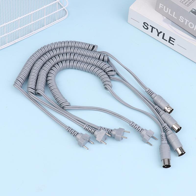 1.5M Grey 3-Pin 9Mm For Strong 210 204 90 105L 102L Nail Handle Power Cable Electric Manicure Drill Spring Wire