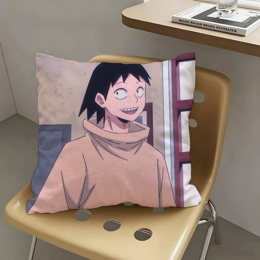 1pc Cartoon Character Hanta Sero Cute Pillow Case Fashion Square Pillowcase Bedroom Sofa Room Ins Decoration Leisure