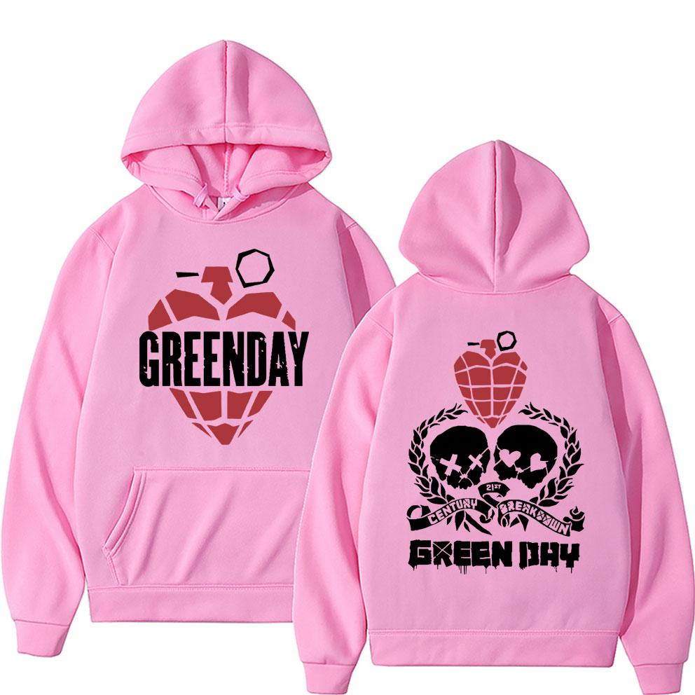 Limited Punk Band Green Day Hoodie Men Gothic Rock Oversized Sweatshirt Male Hip Hop Casual Hoodies Classic Vintage Streetwear