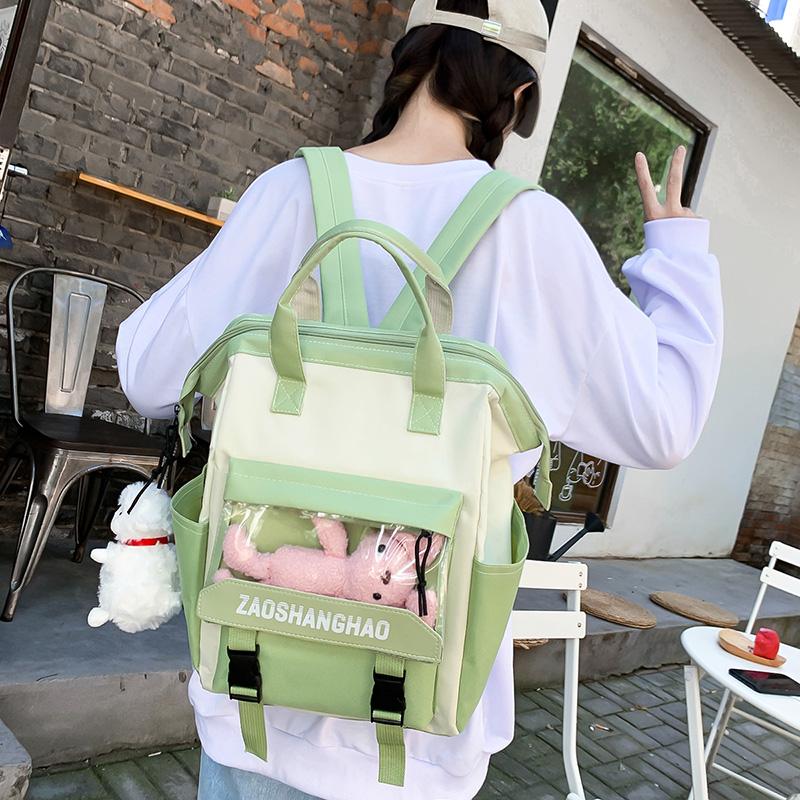 5pcs / set Borse scolastiche in tela per ragazze adolescenti 2021 Zaini a  tinta unita Donne Bookbags Zaini da viaggio universitari Zaino femminile  Zaino femminile acquista in modo economico — spedizione gratuita,