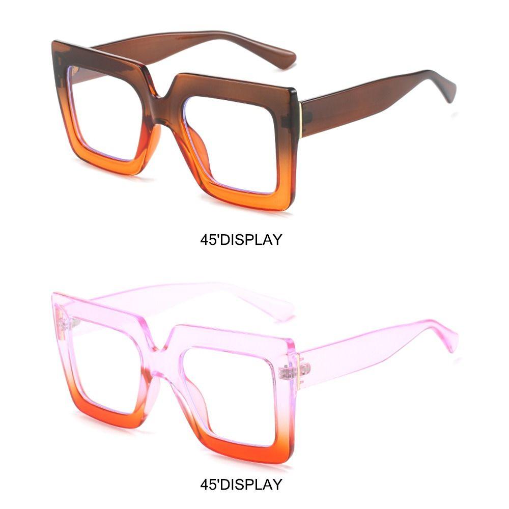 Colorful Ladies Optical Glasses Frame Oversized Computer Eyewear Female Eyeglasses  for Women