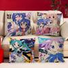 Anime Lucky Star Personalizovaný povlak na polštář Dětská ložnice Divoká párty Dekorace Povlak na polštář Dítě Narozeniny Oslava Dárek