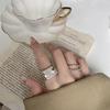 Korean Retro Beaded Chain Ring - Women's Trendy Hip Hop Niche Design for Index Finger