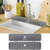 Extended Faucet Splash Guard Silicone Sink Protectors Mat Easy To Stall Sink Draining Pad  Hotel
