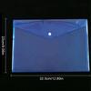 1Pcs Transparent Document Files Folders Envelope Popper Wallets  for School Office Home