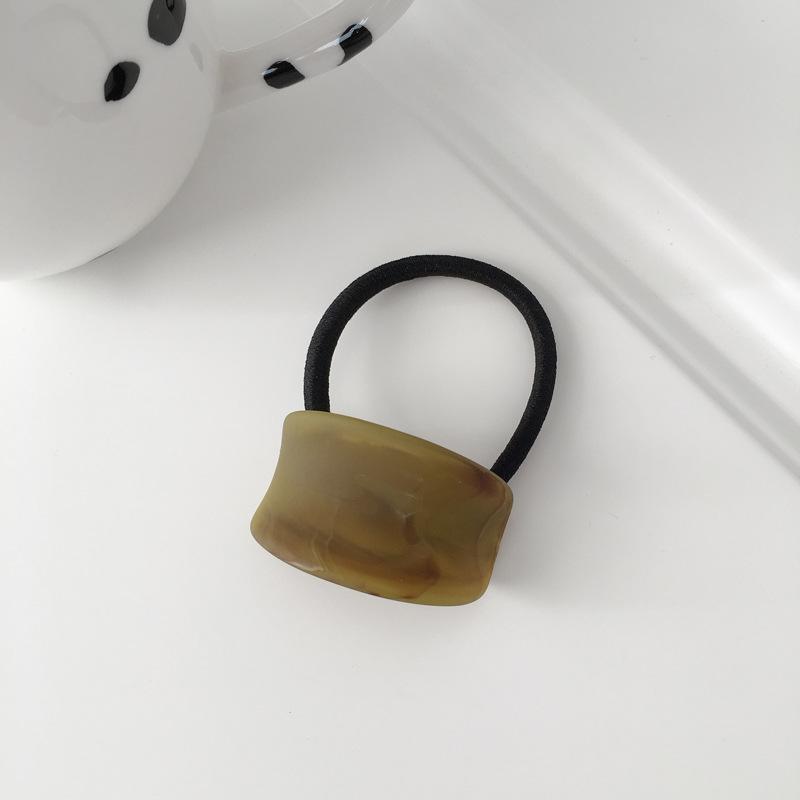 New Korean Fashion all-matchFine Acetate Stripeshair Large Intestine Hair Ring for Women Girl Hair Accessories Headwear