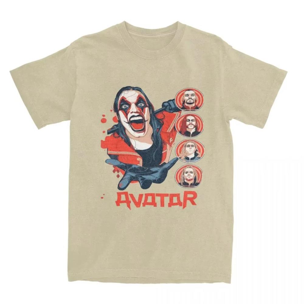 Pánské Dámské Heavy Metalová Kapela Avatar Trička Merch Johannes Eckerstrom Tričko Oblečení Vintage Tričko Novinka