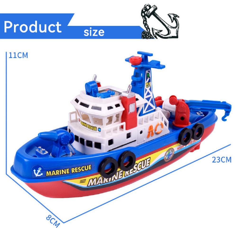 High-Quality Children'S High-Quality Sprinkler High-Quality Electric High-Quality Boat High-Quality Bathing High-Quality Toy High-Quality Rescue