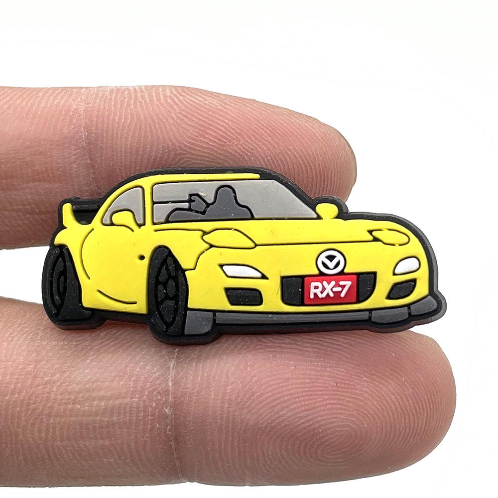 

Мультяшные клоги серии JDM с декоративными пряжками в виде цветов - Аксессуары для садовой обуви