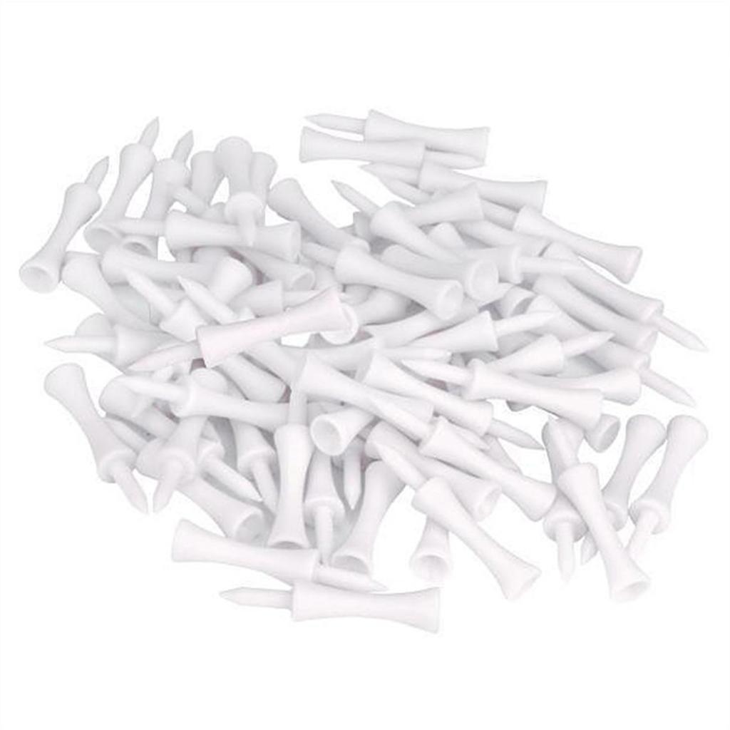 70 Stück Golf Unzerbrechliche Step Down Tees Bunte Plastik Golf Tees Höhenkontrolle Castle Tee für Golftrainingsteil