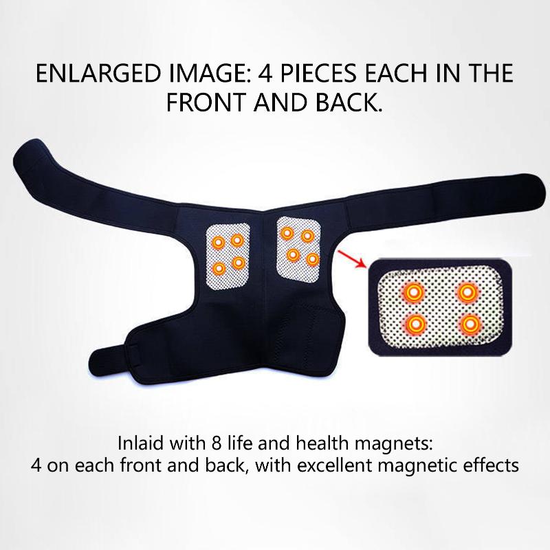 1Pcs Shoulder Pain Relief Massager Brace Self-Heating Single Shoulder Wrap Brace For Rotator Cuff Cervical Shoulder Pad