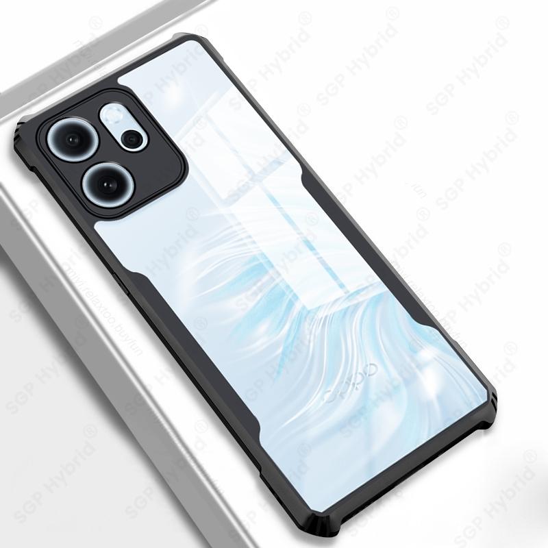 

Transparent Acrylic Shockproof Armor Case For Oppo Reno 14 Reno14 FS F S Pro 5G TPU Soft Frame Protection Funda Reno14FS Reno14F For Reno14 F 5G