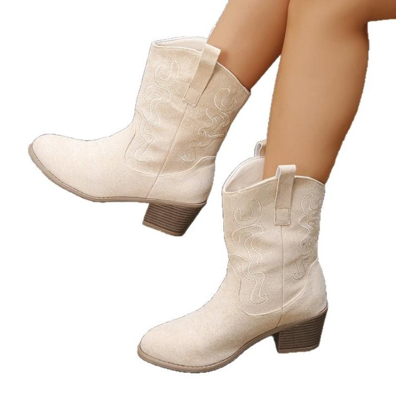 Women's Plus-Size Leopard Print High-Top Flat Ankle Boots - Comfortable Cushioned Insole, Wide Calf