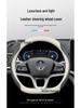 BYD Genuine Leather Steering Wheel Cover for Han EV, Qin, Song PLUS, Tang DMI, Yuan Pro, Dolphin Models