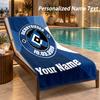 Custom Text Hamburger SV Print Beach Towel Large Towel For Home Bathroom Beach